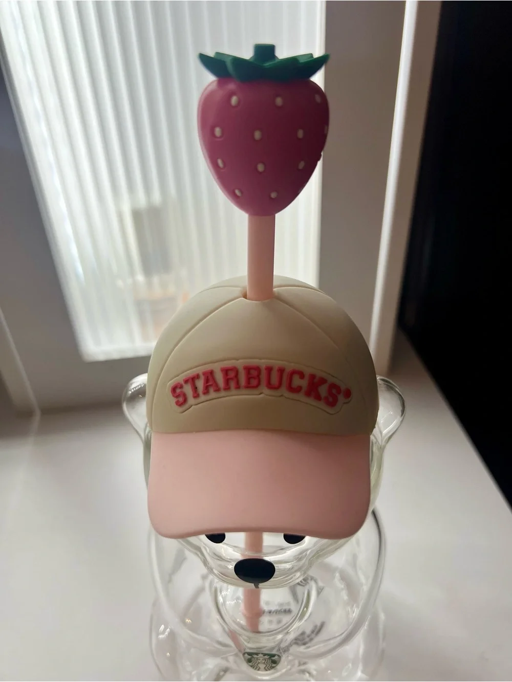 Starbucks Bearista Glass Cold Cup